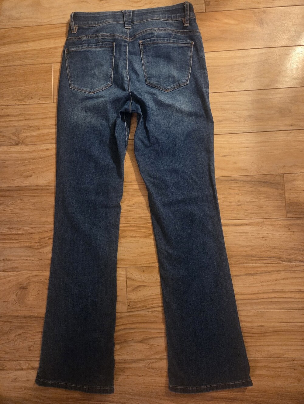 Democracy Ab Technology Jeans Size 6 Bootcut Stretch Distressed Medium Wash - Picture 6 of 9